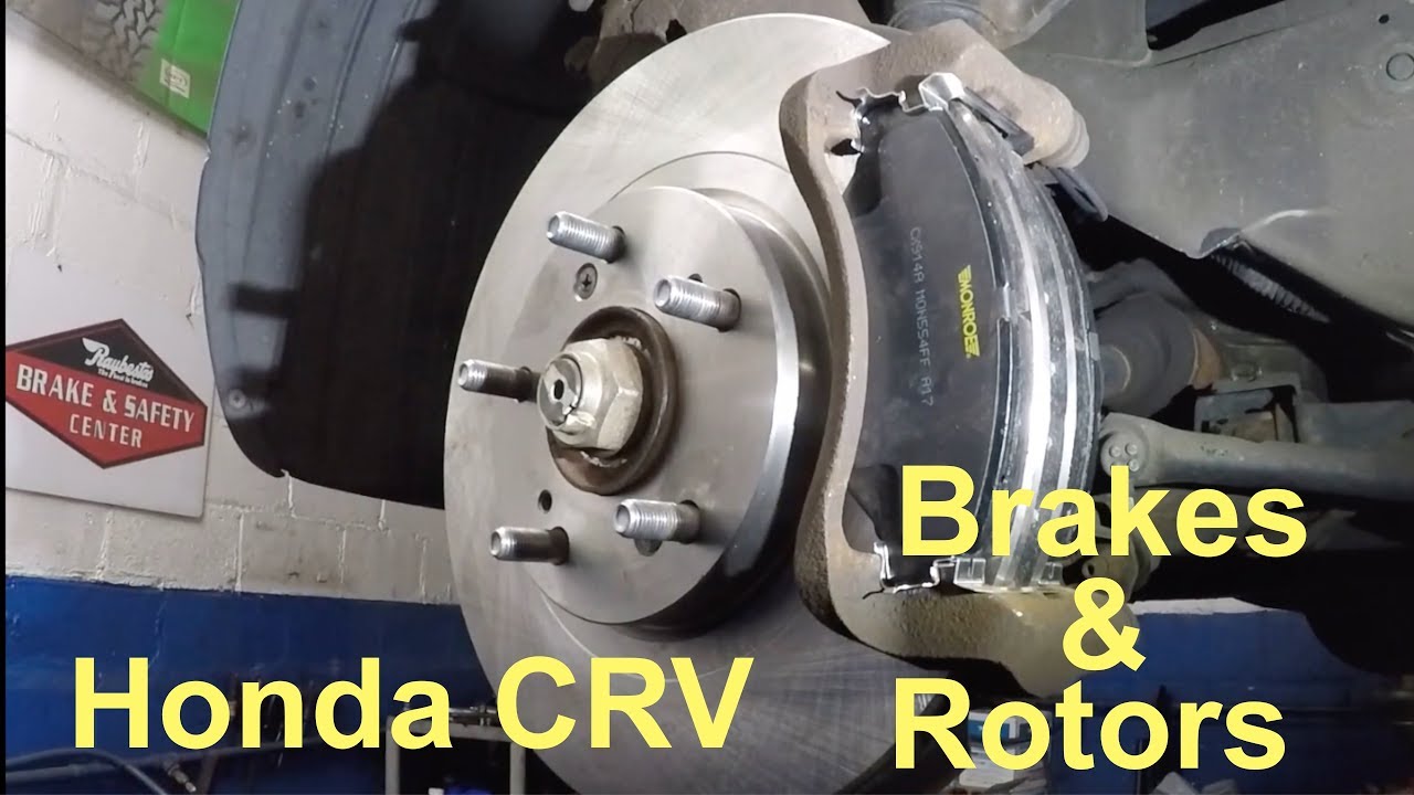 How to replace front Brakes and rotors on 2005 Honda CRV