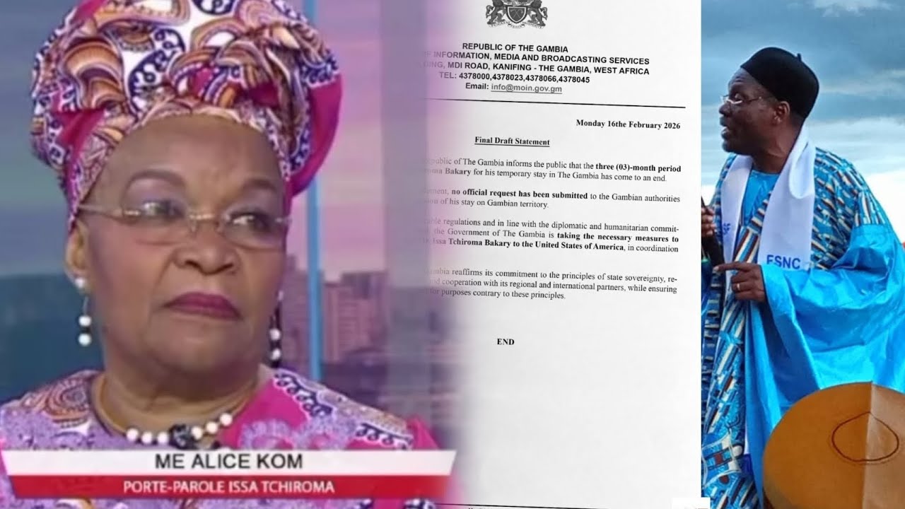 Urgent:Maître Alice Kom répond a la lettre Gambienne 