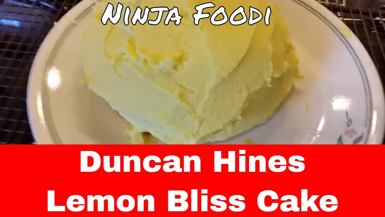 Duncan Hines Lemon Bliss Cake in the Ninja Foodi