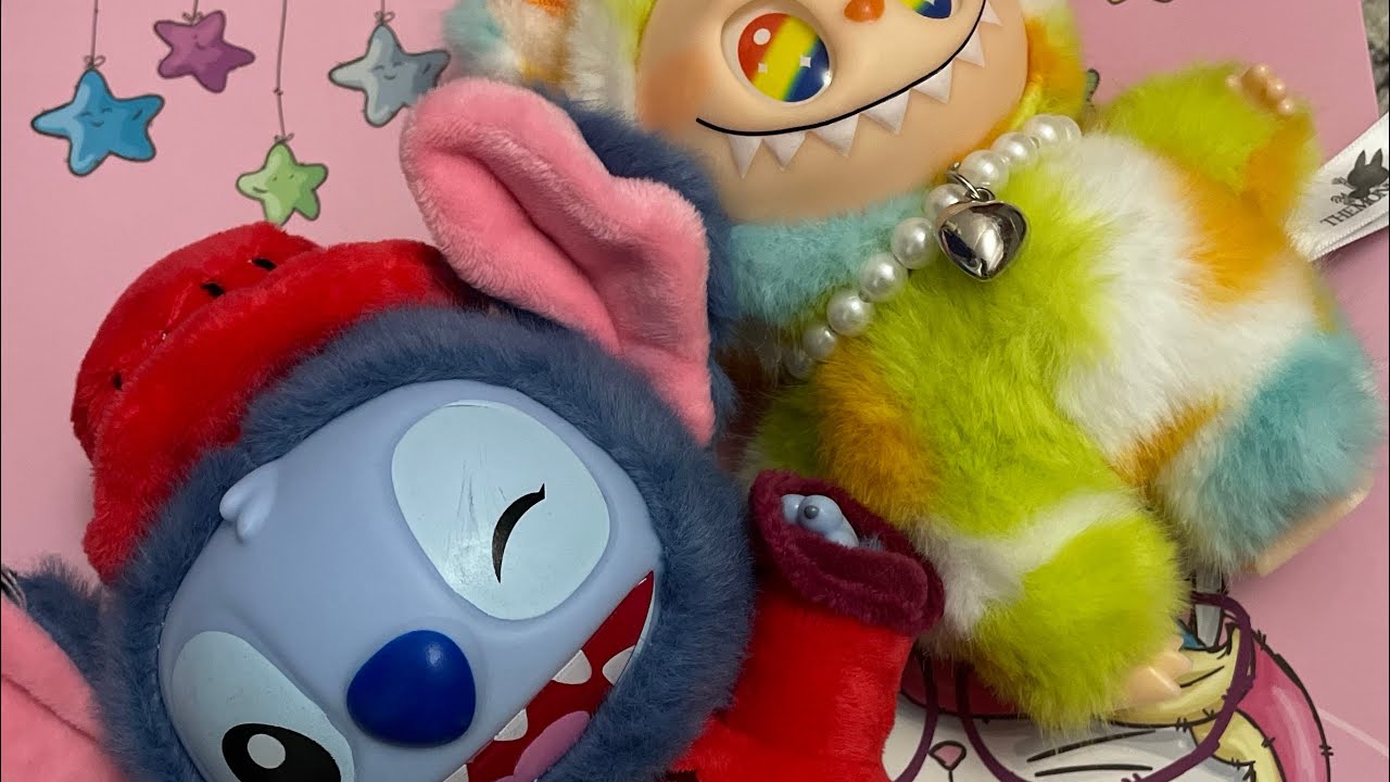 Открываем подарки. Стич Лабубу. #stitch #Labubu 