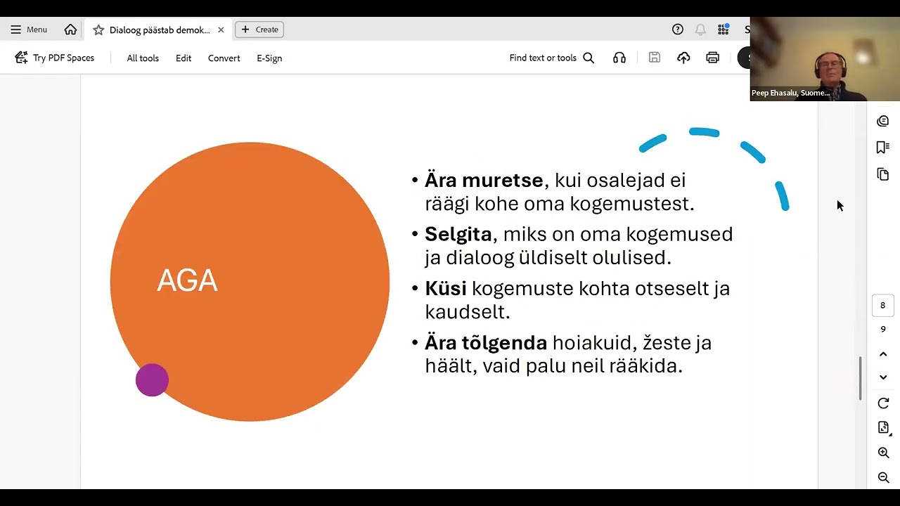 Infotund dialoogiringide läbiviijatele – „Kuidas ma hakkama saan?“