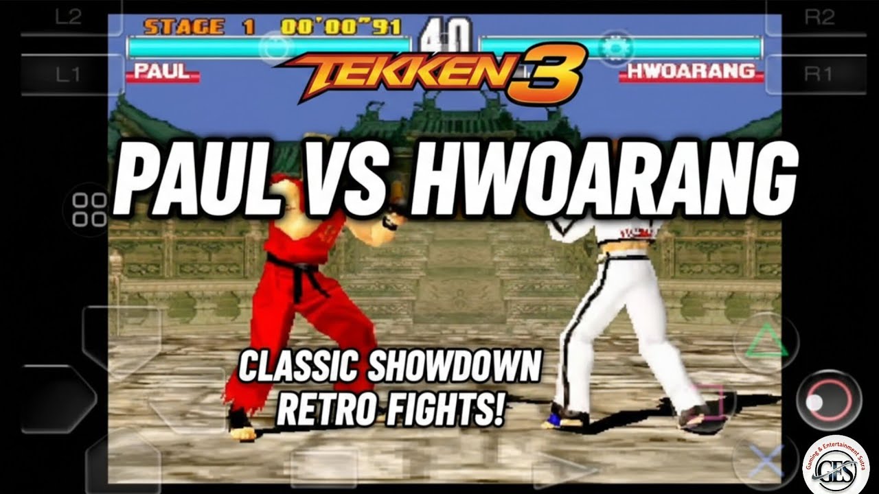😈👹👺TEKKEN 3 Game,How to play tekken3//Paul VS Hwoarang