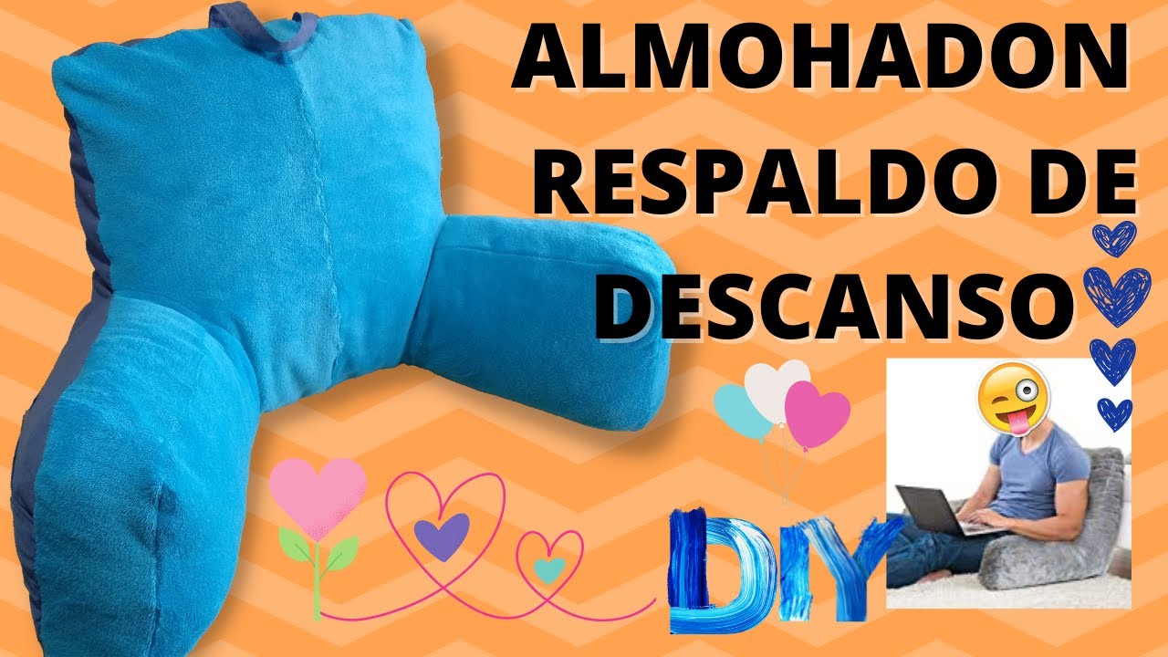 COJÍN de DESCANSO| ALMOHADON RESPALDO de DESCANSO| Paso a paso| DIY🌹