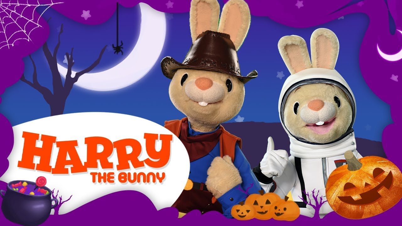 Halloween Costume Songs for Kids | Harry The Bunny Pretend Play Jobs & Professions | Family Friendly