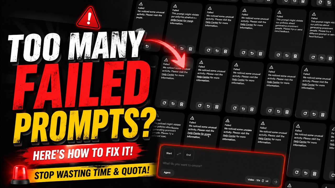 [P5] How to Fix Google Flow Error | Oops, Something Went Wrong & Unusual Activity