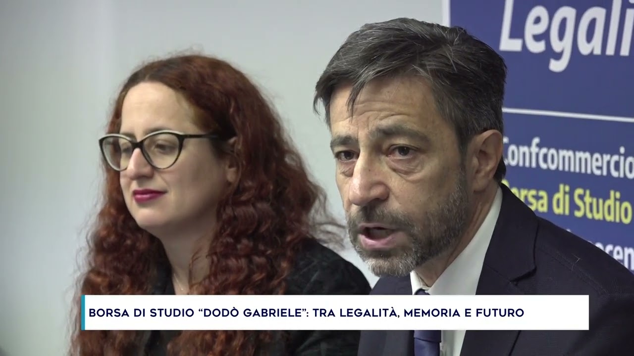 BORSA DI STUDIO ''DODÒ GABRIELE'': TRA LEGALITÀ, MEMORIA E FUTURO