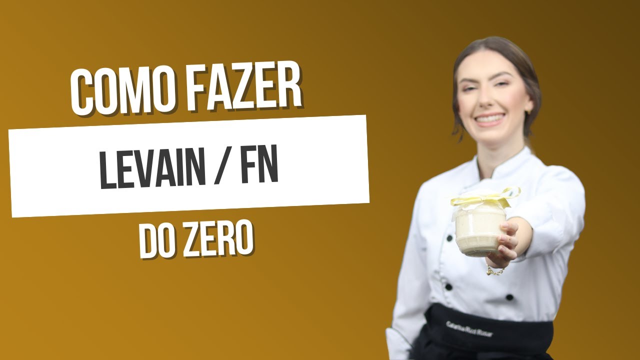 Como fazer fermento natural levain - forma mais fácil do mundo