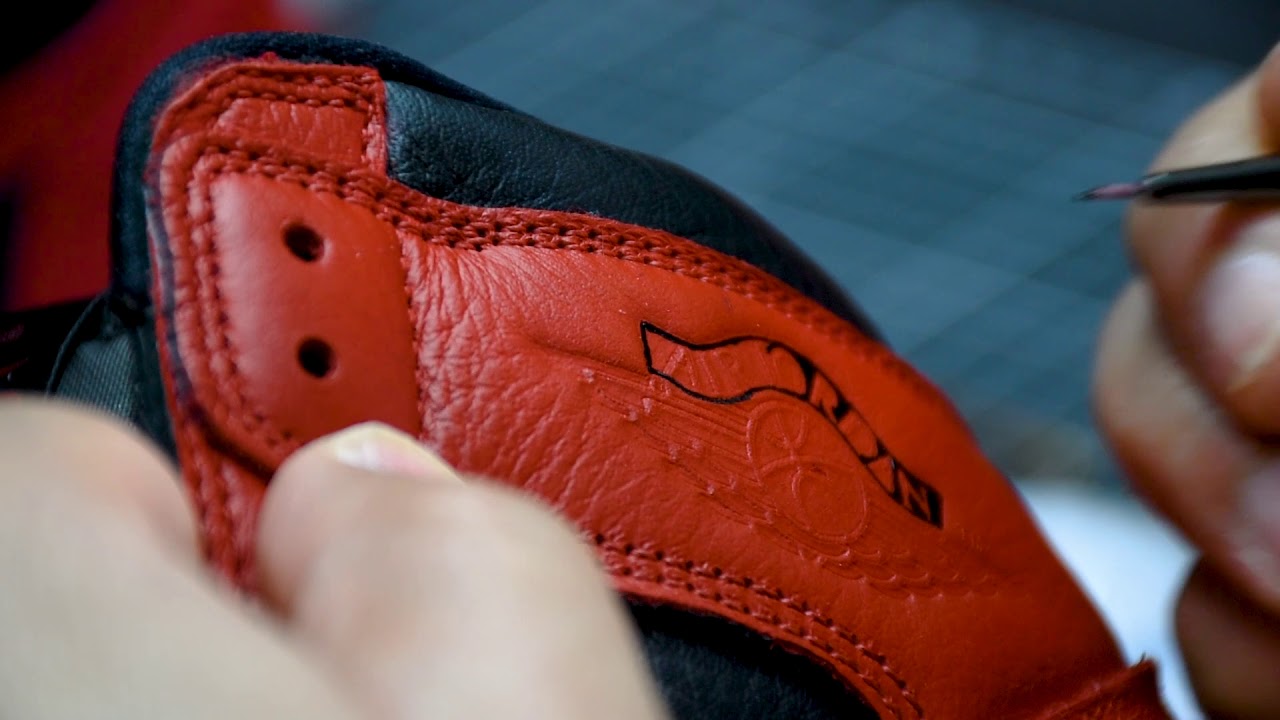 HOW TO: Paint Jordan 1 Wings Logos (To Look Like Factory Release)