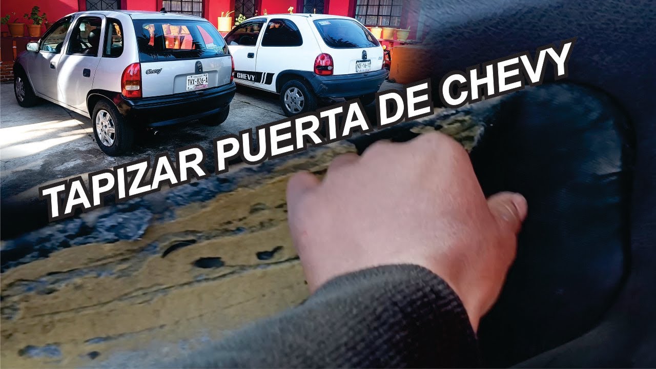 Como tapizar codera o puertas de Chevy