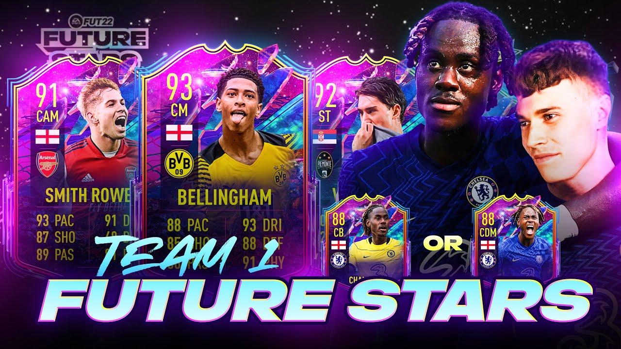 93 BELLINGHAM & 92 VLAHOVIC VE FUTURE STARS PROMU! (TEAM 1) FIFA 22 Ultimate Team