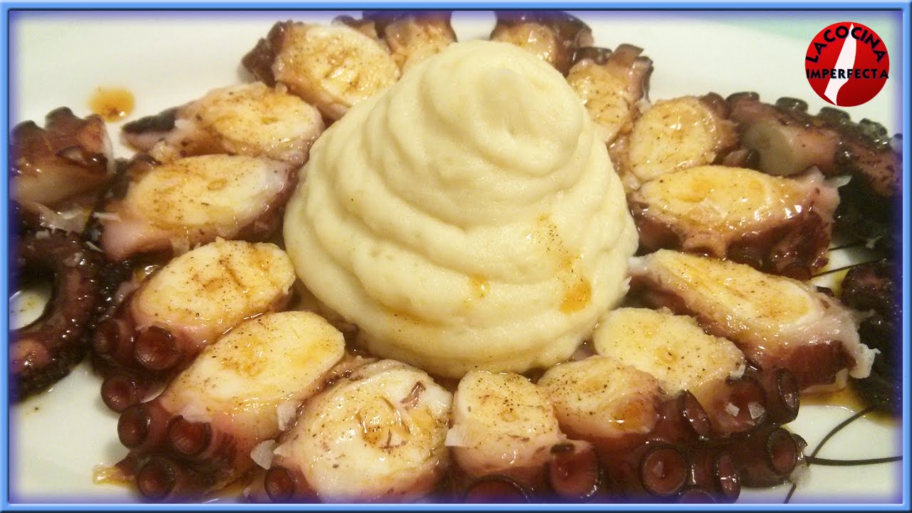 Pulpo con Espuma de Patatas sin Sifón