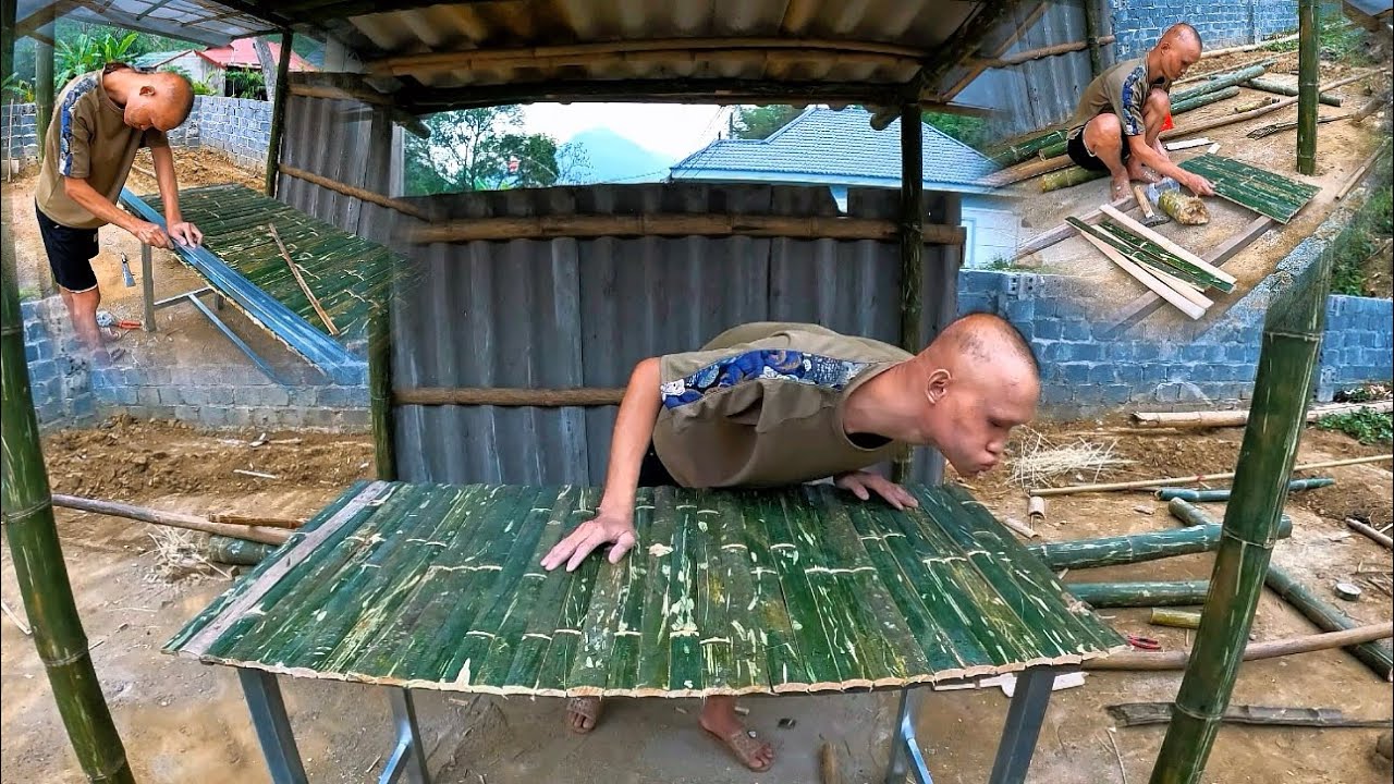L&agrave;m B&agrave;n Bếp Mới Bằng C&acirc;y Tre Rất Đẹp v&agrave; Chắc Chắn, H&agrave;nh Tr&igrave;nh Dựng Bếp Mới | T&Ugrave;NG VLOG 
