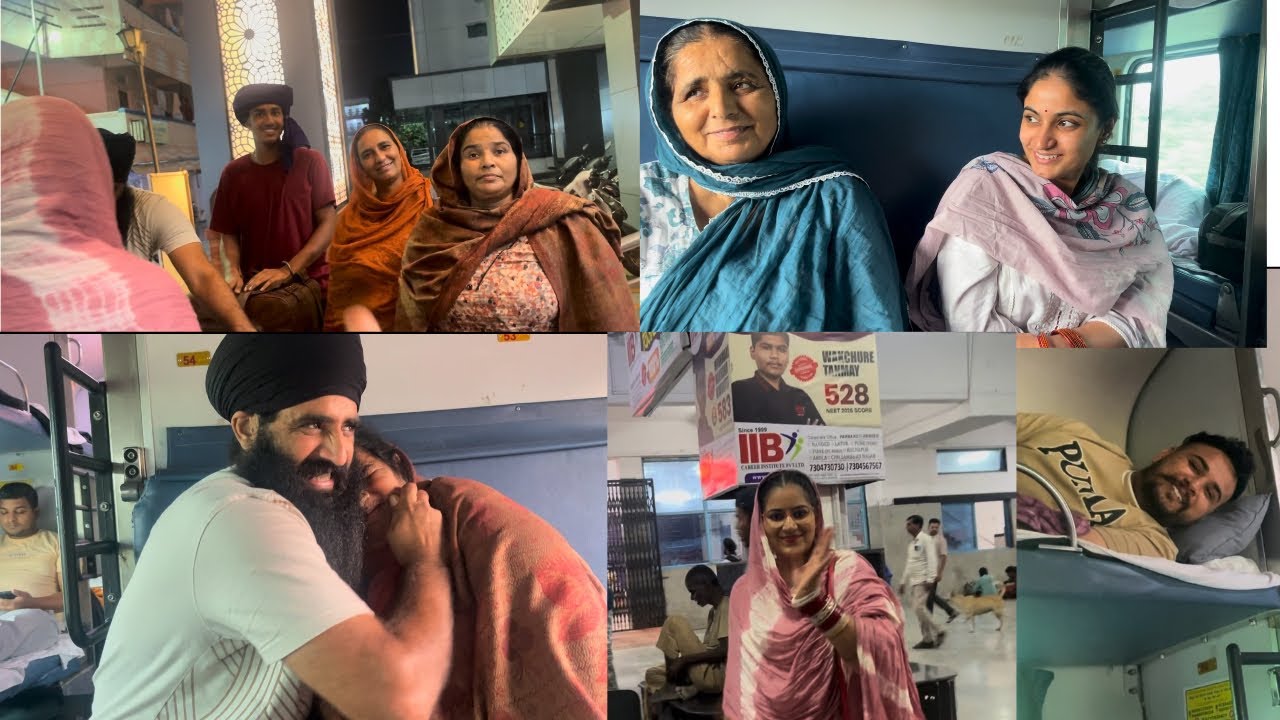 Chaldi Train vicho bahr nai utarna kise ne, asi pohnch gye hazoor sahib 