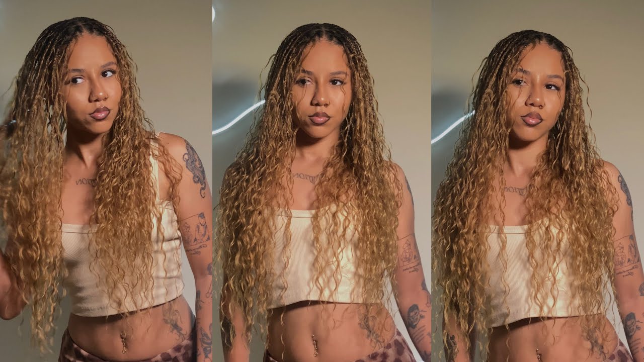 como fazer BOHO BRAIDS sozinha em casa 