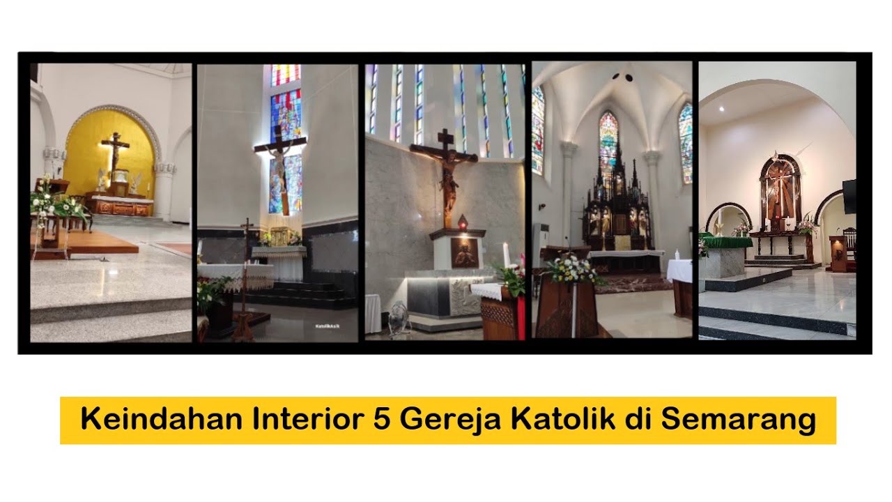 Keindahan interior 5 Gereja Katolik di Semarang