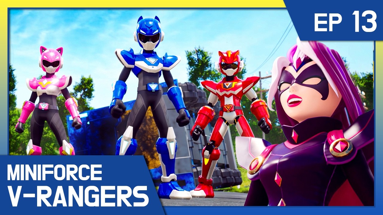 [Miniforce V-Rangers] ❇️Ep.13 A New Villain Appears!