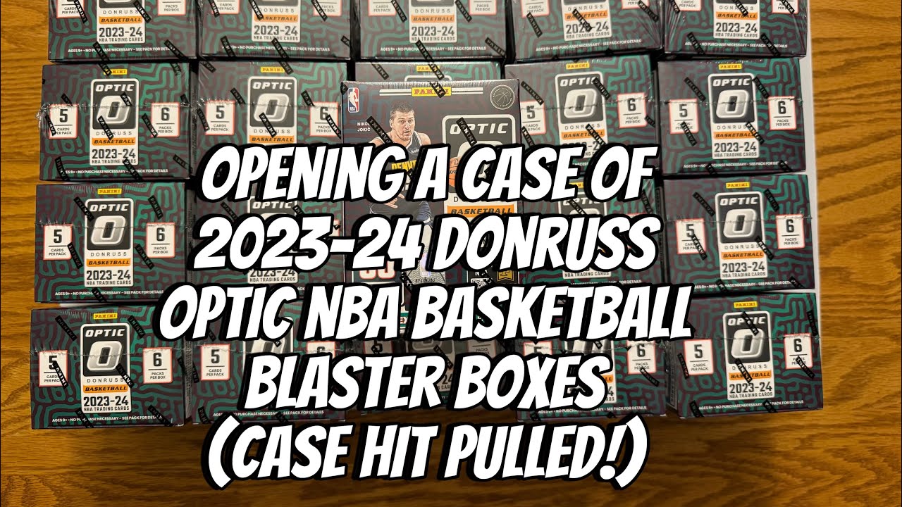 Opening a Case of 2023-24 Donruss Optic NBA Basketball Blaster Boxes (Unboxing & Review)