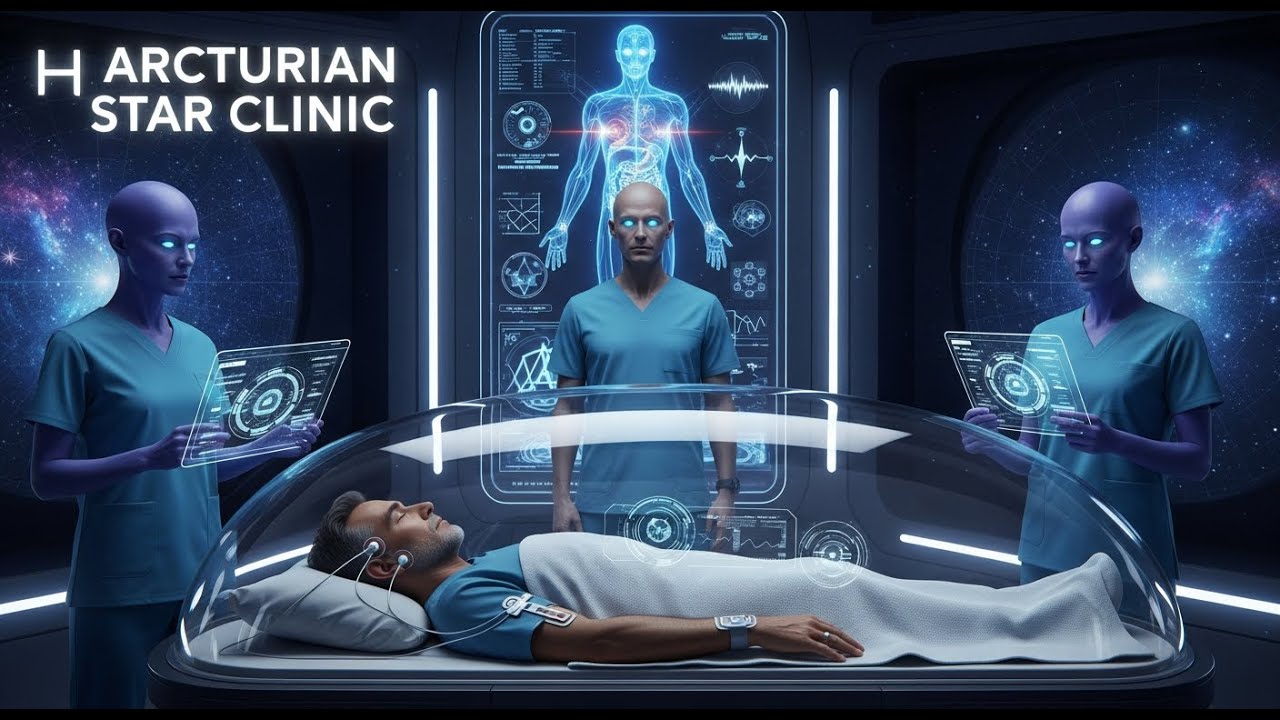 Arcturian Med Bed Healing | Cellular Regeneration & DNA Repair Meditation Sleep, Full Body