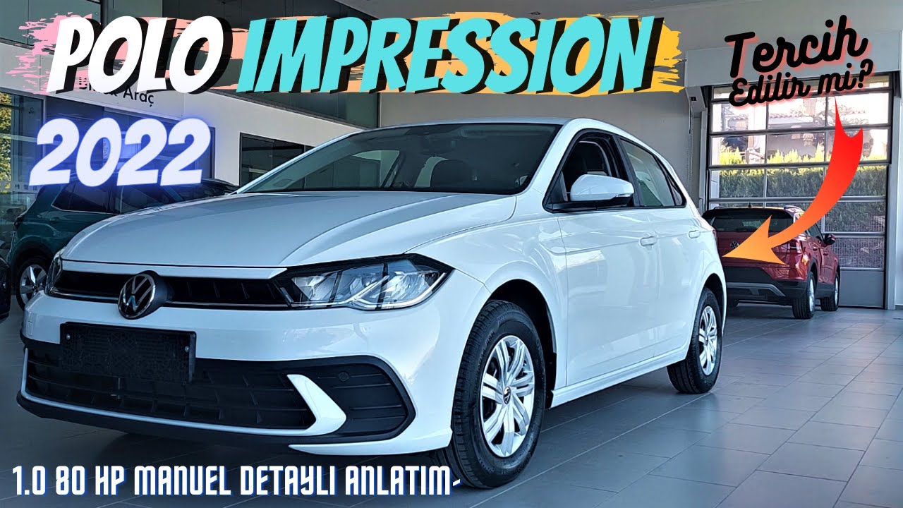 2022 Yeni Volkswagen Polo IMPRESSION | 1.0 80 HP Manuel | En ucuz Volkswagen- Makyajlı kasa inceleme