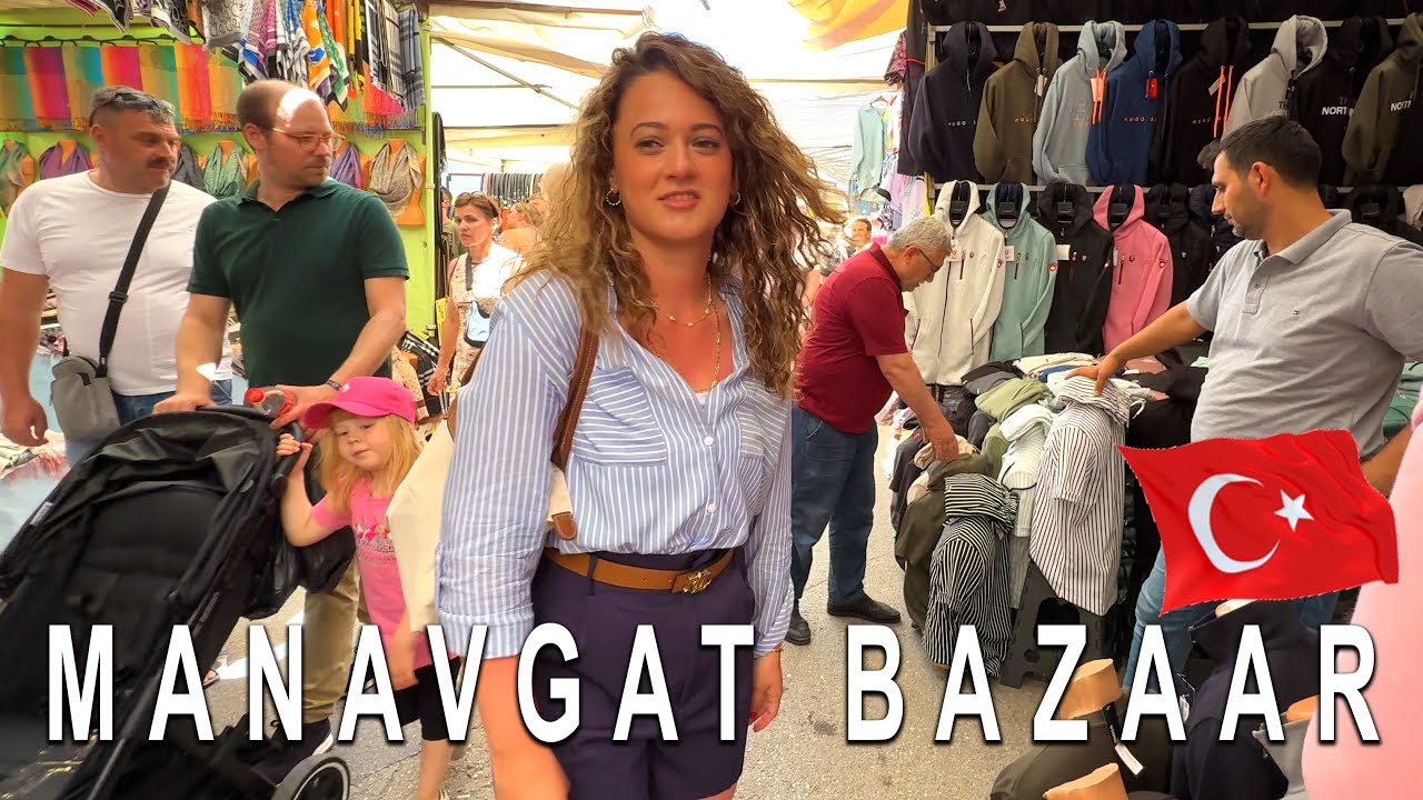 Der Donnerstag Basar in Manavgat HEUTE 4K. SiDE Türkei 2025 #Antalya #manavgat #bazaar #sideturkey