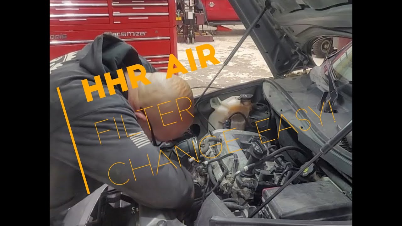 Замена воздушного фильтра и очистка расходомера воздуха (MAF) на Chevrolet HHR. #chevy #hhr #ecotec