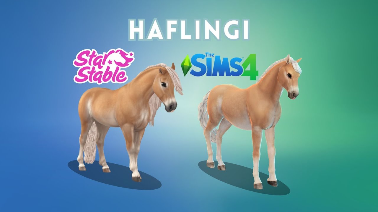 SSO-s lovak a Sims 4-ben: A szőke szépség! - Haflingi | The Sims 4 - Horse Ranch