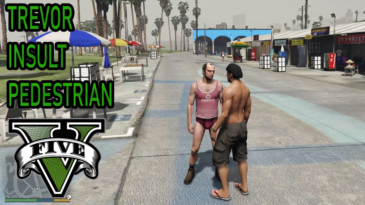 GTA V - Trevor Insult Pedestrian