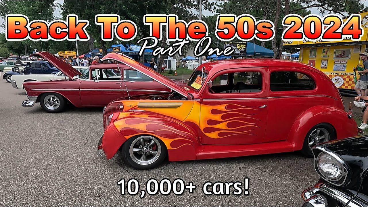 MSRA BACK TO THE 50s 2024 !!! Back To The 50s Weekend Part 1 - hot rods - street rods - customs