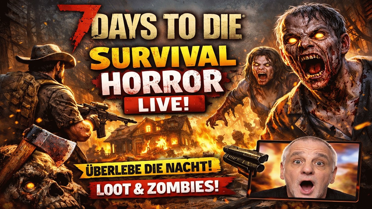 🔴 LIVE | 7 Days to Die 🔥 Überleben wir die Zombie-Apokalypse? | Deutsch