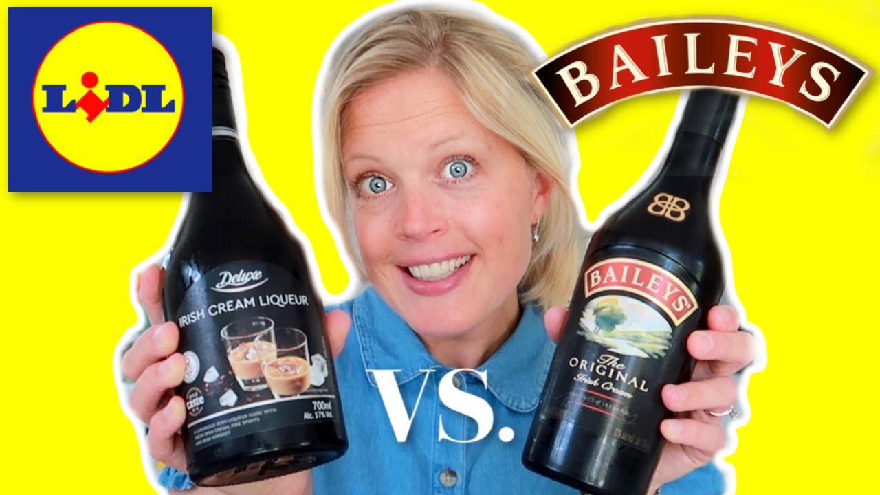 Baileys v Lidl Own Irish Cream 