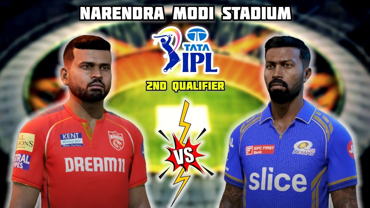 PBKS vs MI | 2nd Qualifier Match Highlights | TATA IPL 2025 | Cricket24 Gameplay