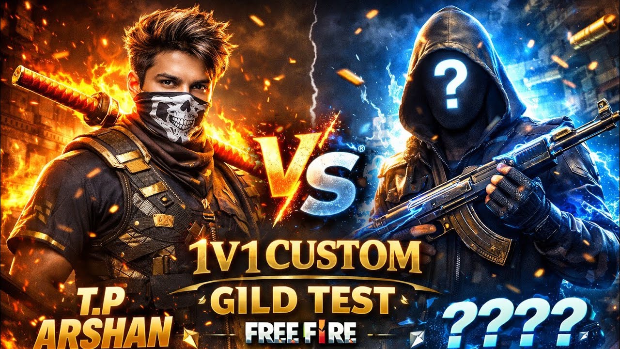 T.P ARSHAN is live guild test 1v1 custom