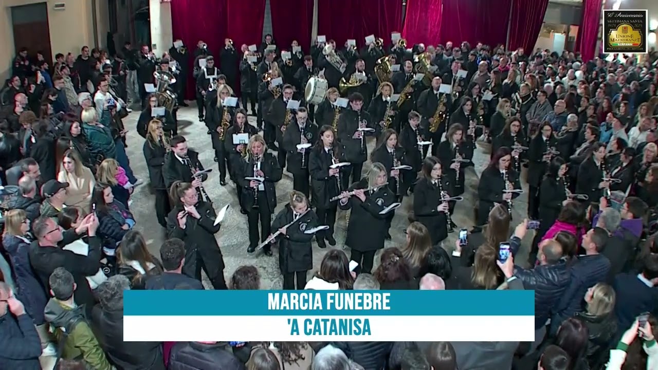 A Catanisa, Marcia Funebre Banda Musicale Addolorata M° Pietro Mascagni Trapani