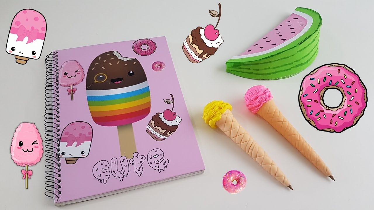 DIY |Material Escolar Doce! - Back to school | ft. Gabi Grativol | Viviane Magalhães