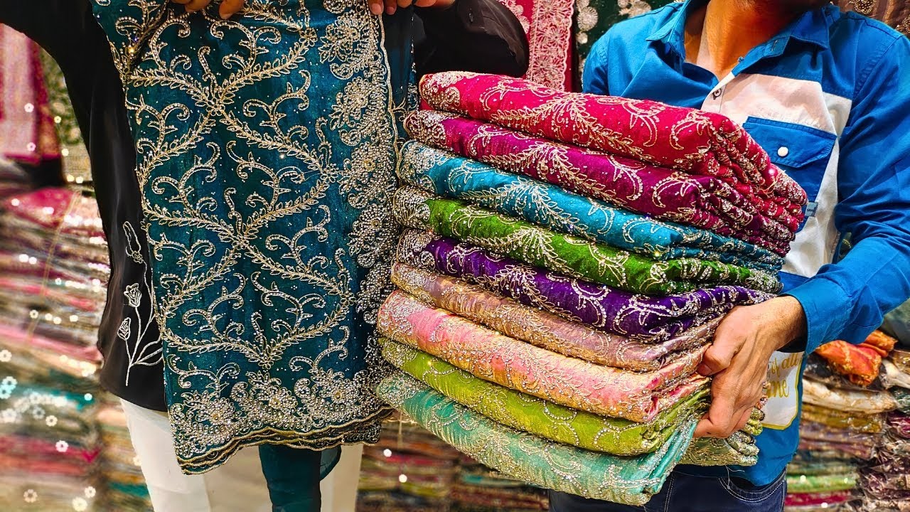 Tissue Organza Sarees ₹575/- Mai 😱 Wholesale Wedding Sarees Hyderabad