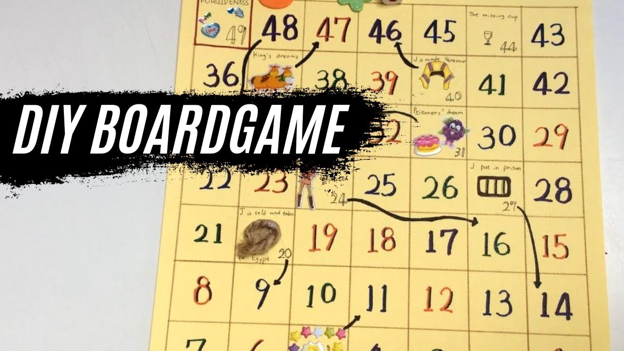 DIY BIBLE BOARDGAME – Joseph’s version // EASY FUN BIBLE ART Ep. 22 (Genesis Ch. 45)