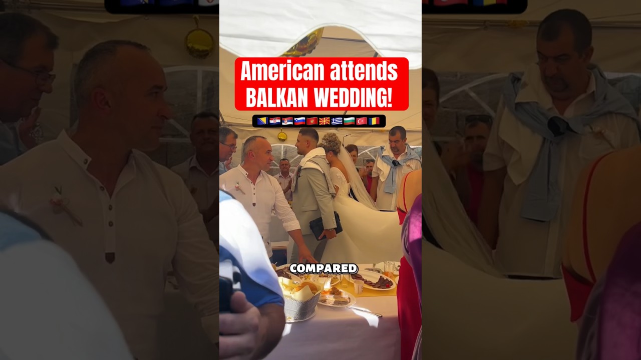 American Experiencing Full Balkan Wedding #balkan #wedding #bosnian