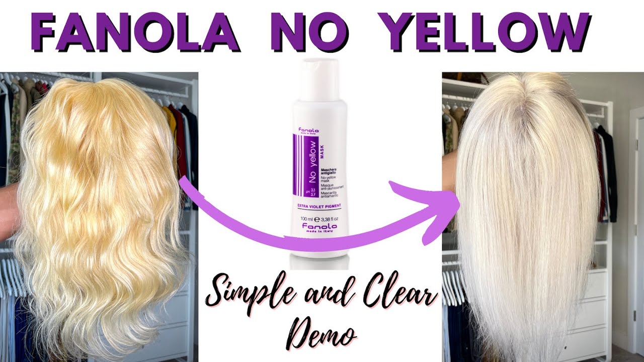 NO YELLOW Hair Mask by FANOLA! The most CLEAR & REAL review... 😌☝️