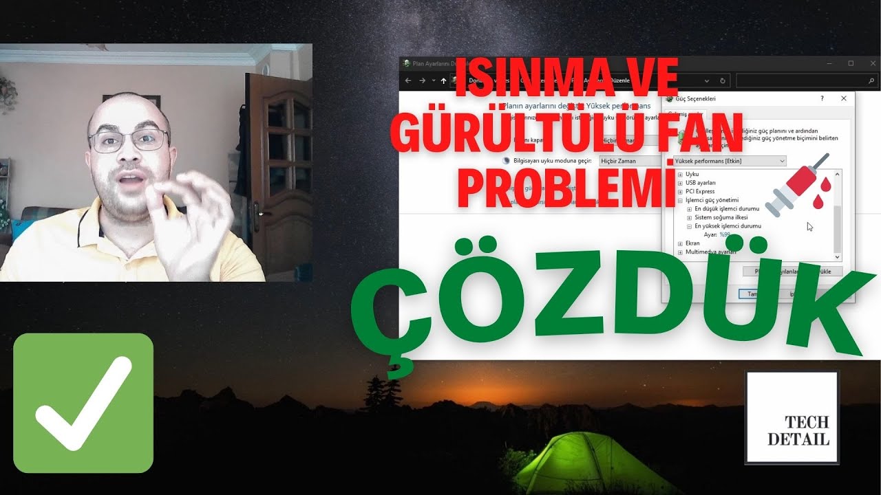 Bilgisayarınızın Isınma ve Gürültülü Fan Çalışma Sorununu TEK BİR İŞLEMLE TAMAMEN ORTADAN KALDIRDIK!