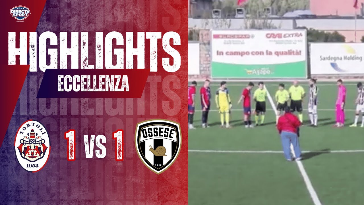 Calcio Eccellenza - Tortolì 1953-Polisportiva Ossese 1-1 (Highlights)