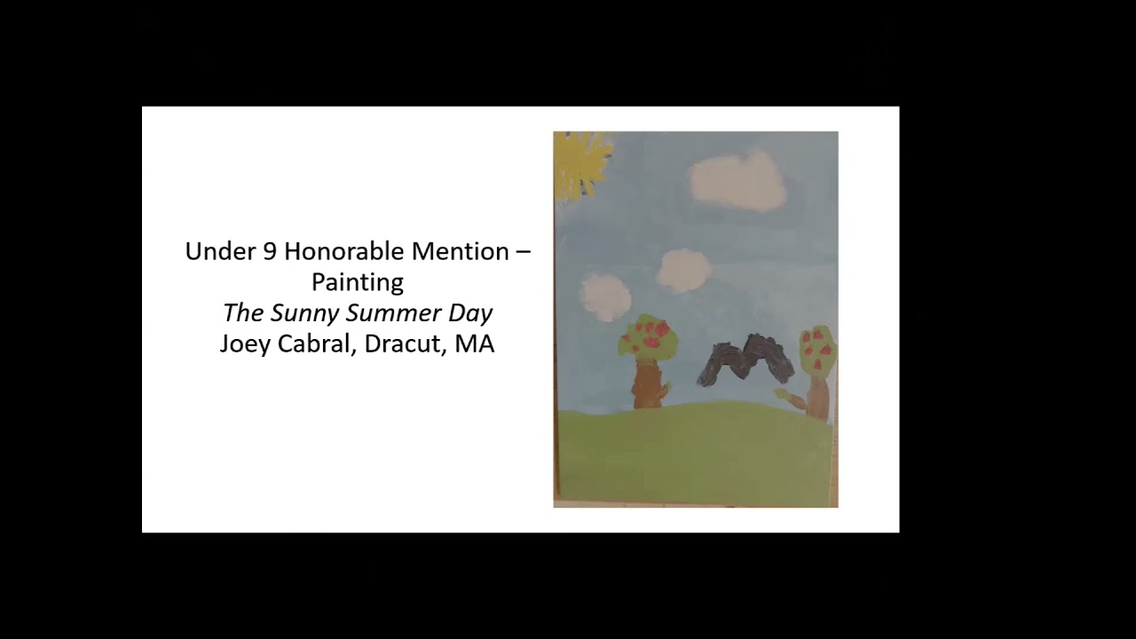 (ASL) Winners of our 6th Annual Children's Art Competition, with Judges comments.  Theme: LAND.