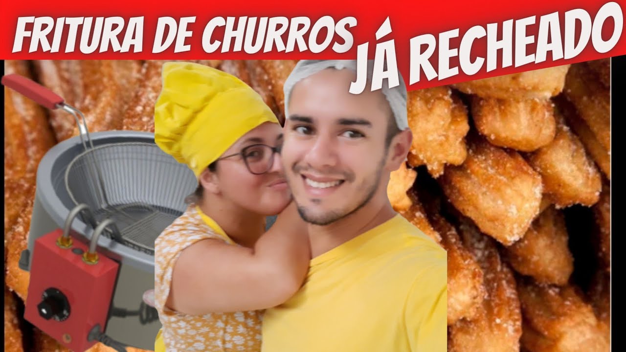 Da pra fritar CHURROS GRANDE  já recheado? A gente FAZ assim