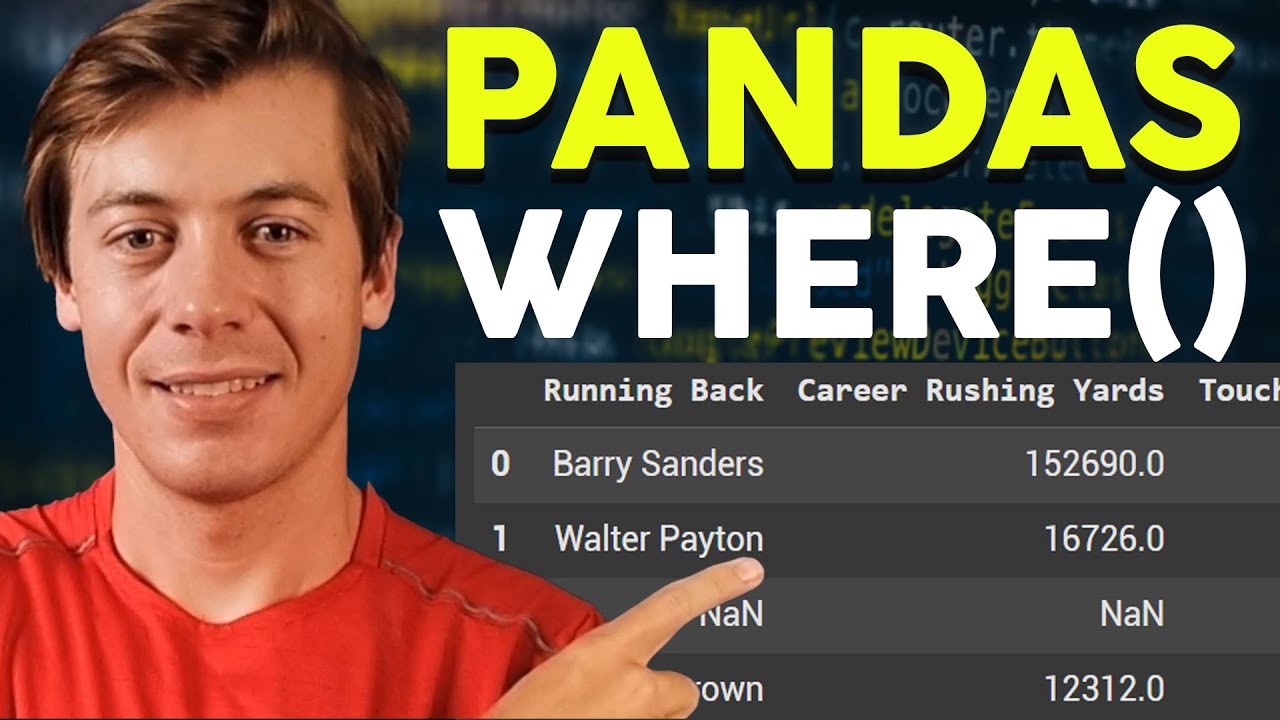 Pandas where() Explained with Multiple Examples