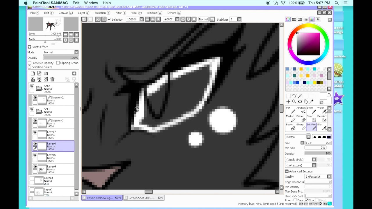 Raven and Scourge-Speedpaint