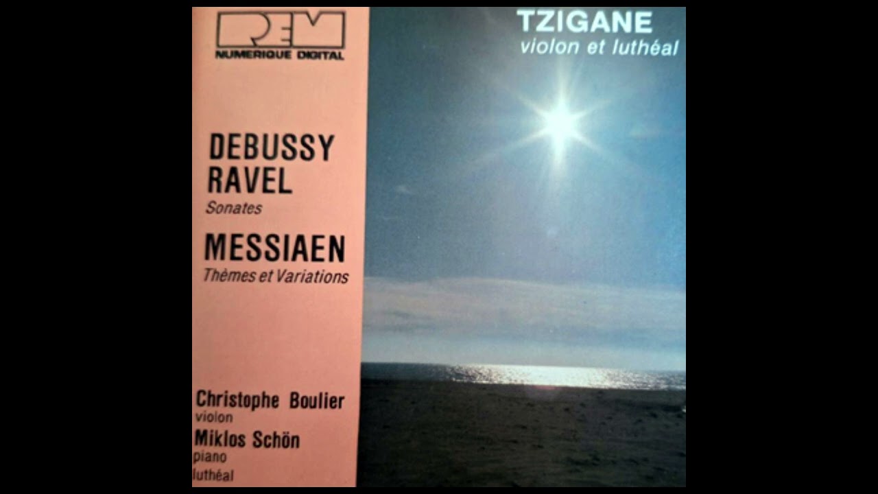 RAVEL : Tzigane (version pour violon & piano luthéal)
