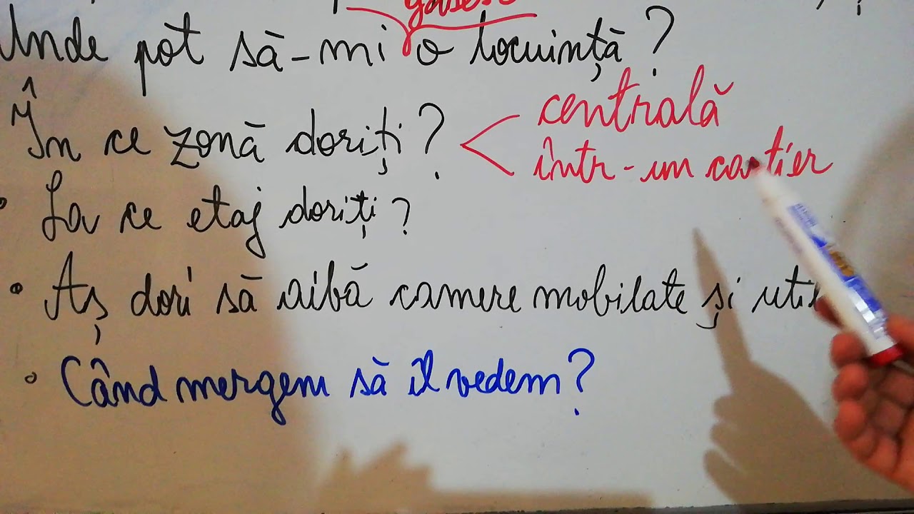 Learn Romanian - Inchiriere, cumparare locuinta, dialog, vocabular - conversatie