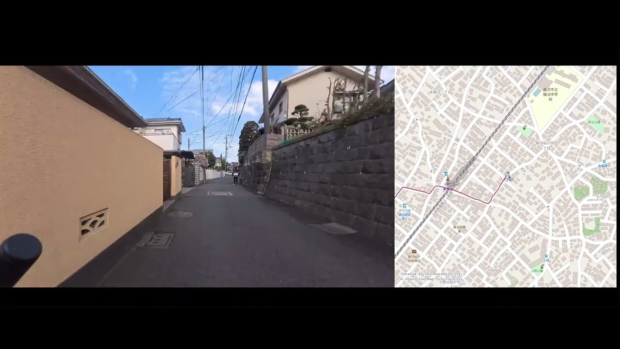 藤沢鵠沼住宅街 ポタリング side by side のサンプル