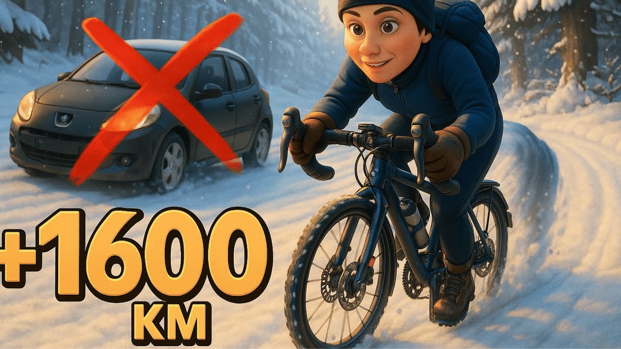 SENZA MACCHINA TUTTO L’INVERNO Nove mesi di pedalate