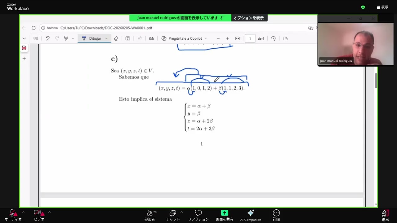 Clase de consulta algebra (gradiente) - 13 febrero 2026