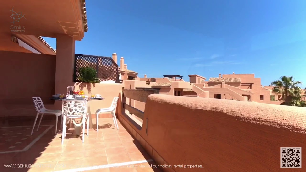 GSP-236 Luxury Beach Front apartment for rental on Bech in Estepona